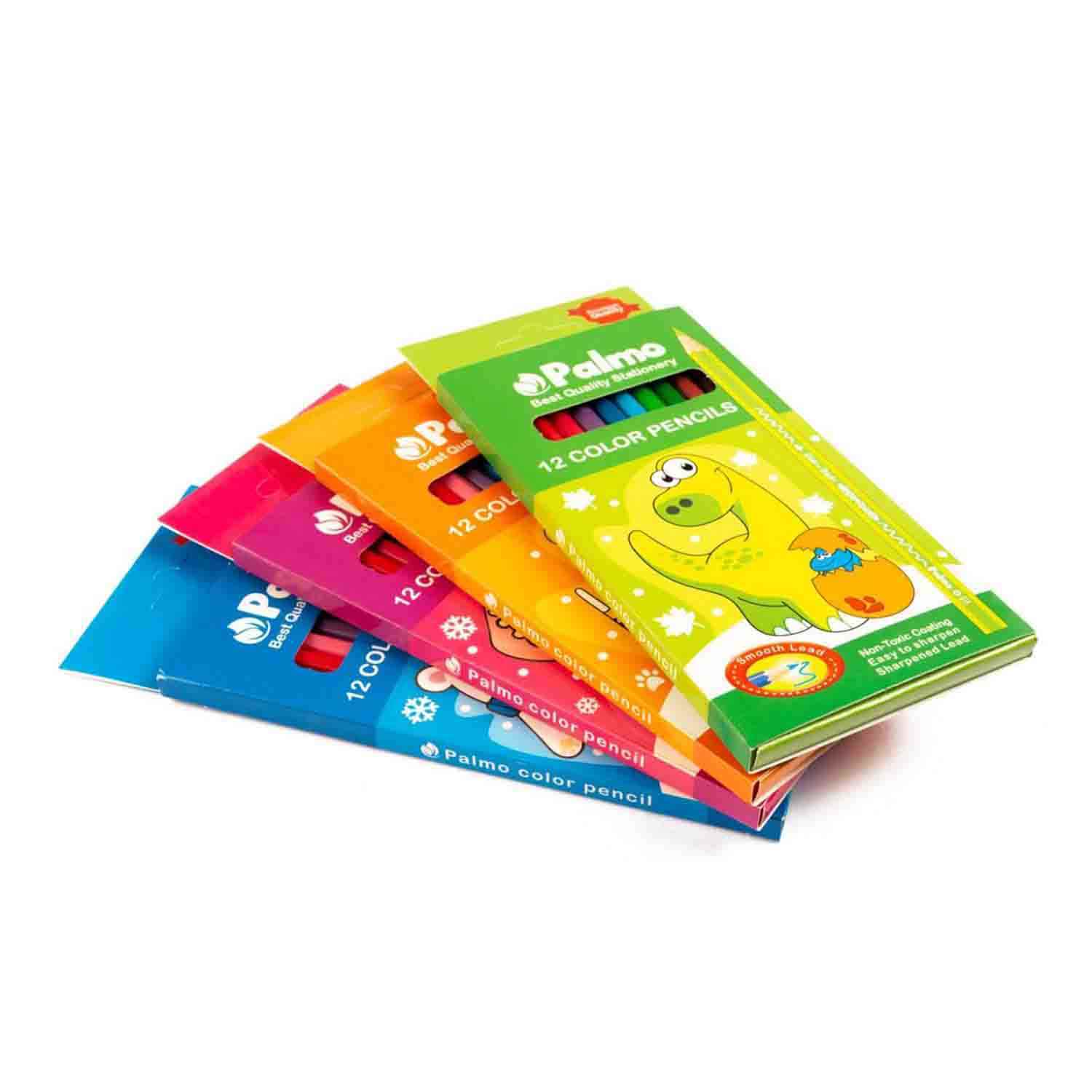 مدادرنگی12رنگ جعبه مقوایی پالمو - Image 2