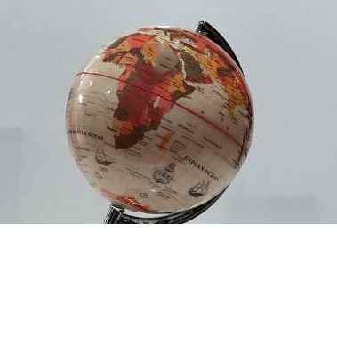 کره جغرافیایی سایز20 پایه کلاسیک چراغ دار کرم لاتین ایده - Image 2