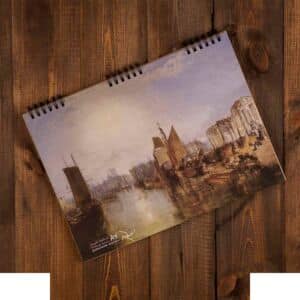 دفترطراحی 40برگ سایزA4سیمی یک روسخت رمانتیک برگ سری راندو کد72151