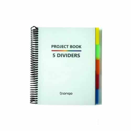 دفتر100برگ سیمی وزیری طلق طلق لانگو سری پروژه PROJECT BOOK