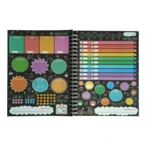 پلنر80برگA5سیمی20*14آبرنگ سری تندرستیHEALYH&FITNESS کدA024