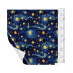 کاغذ کادو دورو ایمان طرح گلکسی ومپ1کد0347