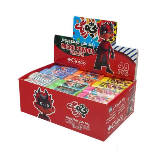 پاکن رنگی 48عددی میکروپودر کنکو سری بچه زرنگ