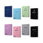 XXXدفتر100برگ وزیری سیمی جلد سخت طرح ریاضی میکرو کدC71