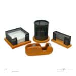 ست رومیزی 4 تکه چوب و فلز