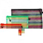 پاکت توری A5 زیپ دار رنگین کمانی پیداکس