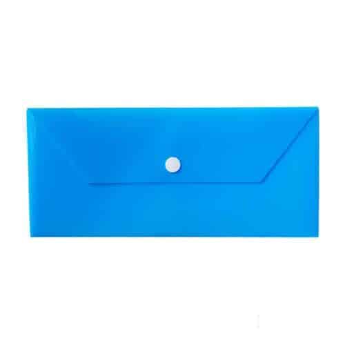 پاکت دکمه دار ملخی آبی سوپربایند