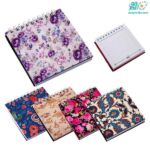 یادداشت جلد پارچه ای فومی فنری 10*10  بهشت