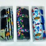 جامدادی دوزیپ طرح دار چسبی پاوین