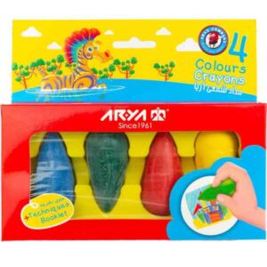 مداد شمعی دوکی 4 رنگ 2050 آریا (تک عددی)